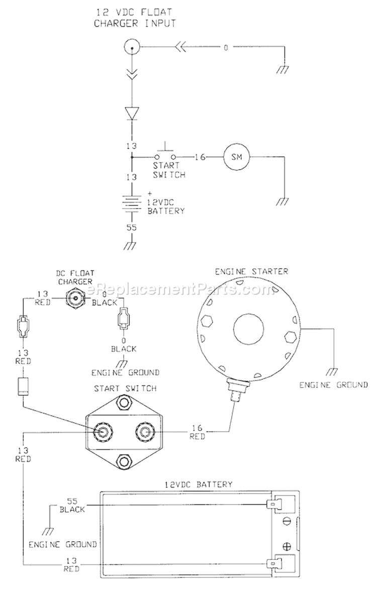 Page B Diagram and Parts List for 1443-0  Briggs and Stratton Pressure Washer